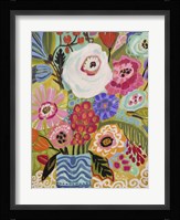 Fresh Flowers in Vase II Framed Print
