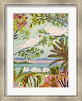 Birds in the Garden I Fine Art Print