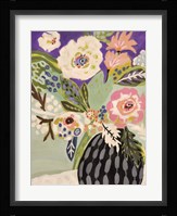 Fresh Flowers in Vase I Framed Print