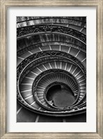 Rome Staircase Black/White Fine Art Print