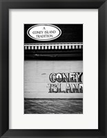 Coney Island New York Black/White Fine Art Print