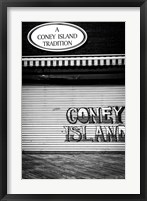 Coney Island New York Black/White Fine Art Print