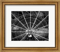 Wonder wheel  New York Black/White Fine Art Print