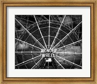 Wonder wheel  New York Black/White Fine Art Print