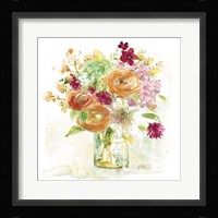 Garden Jar III Framed Print