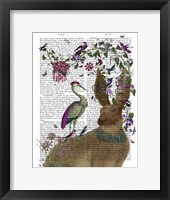 Hare Birdkeeper and Heron Fine Art Print