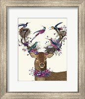 Deer Birdkeeper, Tropical Bird Nests Fine Art Print