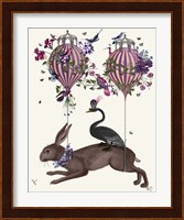 Hare Birdkeeper, Hot Air Balloon Fine Art Print