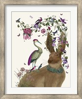 Hare Birdkeeper and Heron Fine Art Print