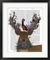 Deer Birdkeeper, Scottish Fine Art Print