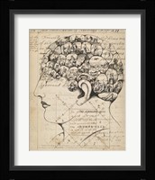 Phrenology Bookpage Fine Art Print