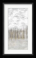 Neutral Staggered Lines II Framed Print