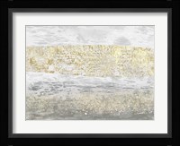 Gilded Textures I Framed Print