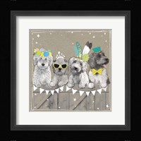 Fancypants Wacky Dogs III Framed Print
