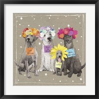 Fancypants Wacky Dogs V Fine Art Print