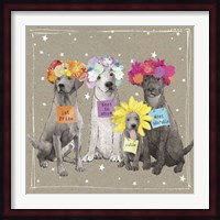 Fancypants Wacky Dogs V Fine Art Print