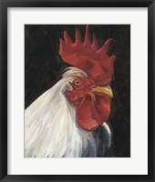 Rooster Portrait I Framed Print