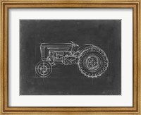 Tractor Blueprint I Fine Art Print