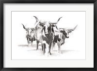 Contemporary Cattle I Framed Print