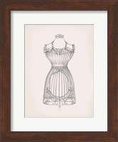 Antique Dress Form II Fine Art Print