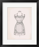 Antique Dress Form II Framed Print