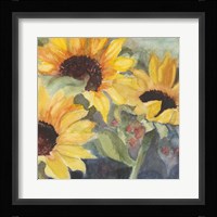 Sunflowers in Watercolor II Fine Art Print