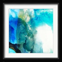 Ephemeral Blue II Framed Print