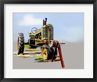 Vintage Tractor V Framed Print