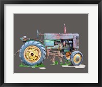 Vintage Tractor VIII Framed Print