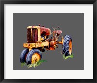 Vintage Tractor IX Framed Print