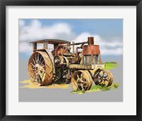 Vintage Tractor XII Framed Print