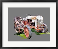 Vintage Tractor XIV Framed Print