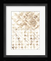 Sepia Madras I Framed Print