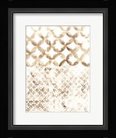 Sepia Madras IV Framed Print