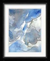 Subtle Blues I Framed Print