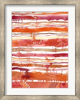 Tangerine Stripes II Fine Art Print
