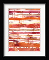 Tangerine Stripes II Fine Art Print