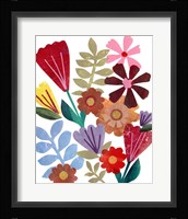 Bright Floral I Framed Print