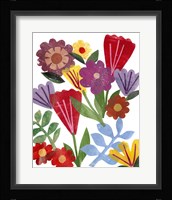 Bright Floral II Framed Print
