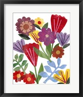 Bright Floral II Framed Print