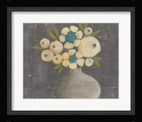 Crackled Bouquet II Framed Print