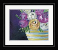 Cotton Candy Floral I Framed Print