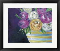 Cotton Candy Floral I Framed Print