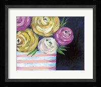 Cotton Candy Floral II Framed Print