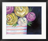 Cotton Candy Floral II Framed Print