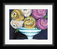 Cotton Candy Floral III Framed Print