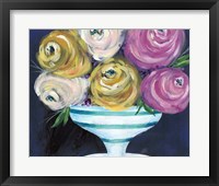 Cotton Candy Floral III Framed Print