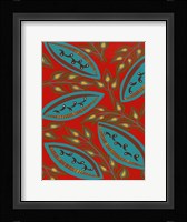 Stylized Motif III Framed Print