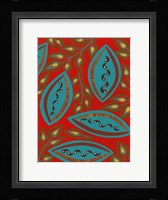 Stylized Motif IV Framed Print
