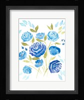 Cerulean Blooms I Fine Art Print